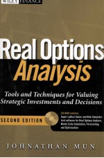 REAL OPTIONS <em>ANALYSIS</em> <em>SECOND</em> <em>EDITION</em>
