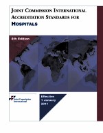 Joint Commission International Accereditation Standards <em>for</em> Hospitals 4th Edition