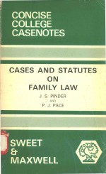 Ca<em>se</em><em>s </em>and <em>st</em>atute<em>s </em>on family law