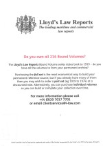 <em>Lloyd</em>'s law reports 2016 volume 2