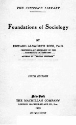 <em>Foundations</em> of sociology
