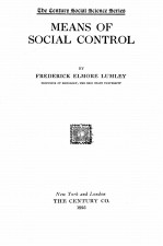 MEANS OF SOCIAL <em>CONTROL</em>