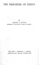 The <em>principles</em> of ethics