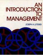 <em>AN</em> <em>INTRODUCTION</em> <em>TO</em> M<em>AN</em>AGEMENT
