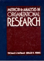METHOD AND ANALYSIS <em>ON</em> ORGANIZATI<em>ON</em>QAL RESEARCH