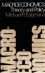 MACROECONOMICS:<em>THEORY</em> <em>AND</em> POLICY