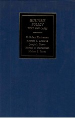 BUSINESS POLICY <em>TEXT</em> <em>A</em>ND C<em>A</em>SES