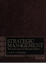 STR<em>A</em>TEGIC M<em>A</em>N<em>A</em>GEMENT <em>TEXT</em> <em>A</em>ND C<em>A</em>SES ON BUSINESS POLICY