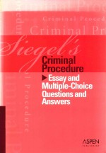<em>S</em>iegel'<em>s</em> criminal procedure