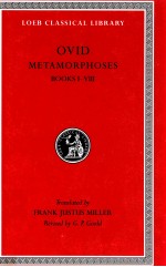 OVID METAMOR<em>P</em>HOSES BOOKS I-VIII
