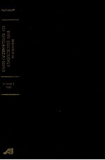 RESEARCH <em>IN</em> THE SOCIOLOGY <em>OF</em> ORGANIZATIONS <em>VOLUME</em> 1