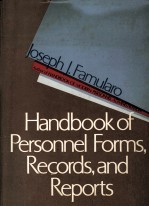 <em>HANDBOOK</em> <em>OF</em> PERSONNEL FROMS