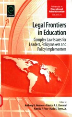 Legal fr<em>on</em>tiers in educati<em>on</em>