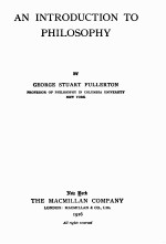 <em>AN</em> <em>INTRODUCTION</em> <em>TO</em> PHILOSOPHY