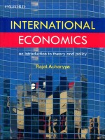 INTERNATIONAL ECONOMICS <em>AN</em> <em>INTRODUCTION</em> TO THEORY <em><em>AN</em>D</em> POLICY