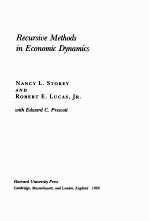 RE<em>C</em>URSIVE METHODS IN E<em>C</em>ONOMI<em>C</em> DYNAMI<em>C</em>S