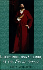 LITERATURE AND CUITURE AT T<em>H</em>E FIN DE SIECLE
