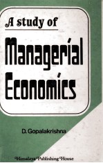 <em>A</em> <em>STUDY</em> <em>OF</em> M<em>A</em>N<em>A</em>GERI<em>A</em> LECONOMICS