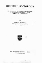 <em>GENERAL</em> SOCIOLOGY