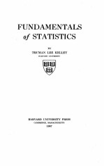 <em>FUNDAMENTALS</em> <em>OF</em> STATISTICS