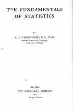 THE <em>FUNDAMENTALS</em> <em>OF</em> STATISTICS