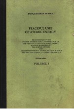 PEACEFUL USES <em>OF</em> ATOMIC ENERGY  <em>VOLUME</em> 3