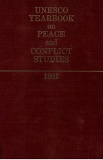 UNESCO YEARBOOK <em>ON</em> PEACE AND C<em>ON</em>FLICT STUDEIES