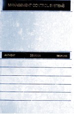 MANAGEMENT <em>CONTROL</em> <em>SYSTEMS</em>
