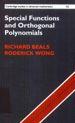 <em>S</em>PECIAL FUNCTION<em>S</em> AND ORTHOGONAL POLYNOMIAL<em>S</em>