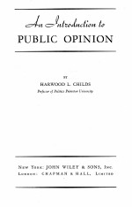 <em>An</em> <em>introduction</em> <em>to</em> public opinion