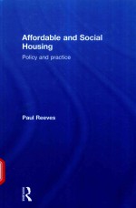 AFFORDABLE <em>AND</em> SOCIAL HOUSING PLICY <em>AND</em> <em>PRACTICE</em>
