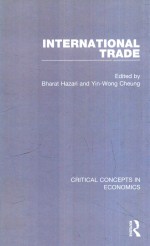 <em>IN</em>TERNATIONAL TRADE CRITICAL CONCEPTS <em>IN</em> ECONOMICS <em>VOLUME</em> III