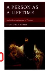 A PERSON AS A LIFE<em>TI</em>ME AN ARIS<em>TO</em><em>TE</em>LIAN ACCOUN<em>T </em>OF PERSONS