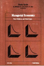 <em>STUDY</em> <em>GUIDE</em> T OACCOMPANY MANAGERIAL ECONOMICS TEXT PROBLEMS AND SHORT CASES