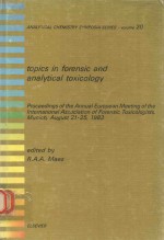 Topics in forensic <em>an</em>d <em>an</em><em>al</em>ytic<em>al</em> toxicology