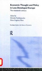 Economic thought <em>and</em> policy <em>in</em> less developed Europe