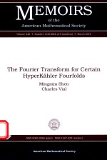 <em>THE</em> FOURIER TRANS<em>FOR</em>M <em>FOR</em> CERTAIN HYPERKAHLER FOURFOLDS