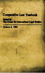 COMPARATIVE LAE YEARBOOK ISSUED <em>BY</em> THE CENTER FOR INTERNATIONAL LEGAL STUDIES VOLUME 5.1951