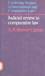 <em>Judicial</em> review <em>in</em> comparative law