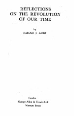 REFLECTIONS ON <em>THE</em> <em>REVOLUTION</em> <em>OF</em> OUR TIME