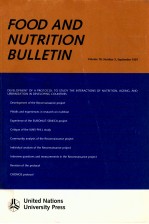 FOOD <em>AND</em> UNTRITION BULLETIN <em>VOLUME</em> 18
