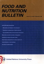 FOOD <em>AND</em> UNTRITION BULLETIN <em>VOLUME</em> 12