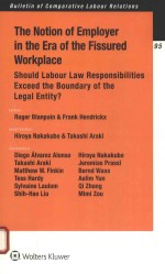 <em>The</em> notion <em>of</em> employer in <em>the</em> era <em>of</em> <em>the</em> fissured workplace