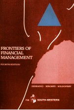 FRONTIERS <em>OF</em> F<em>IN</em>ANCIAL <em>MAN</em>AGEMENT <em>FOURTH</em> <em>EDITION</em>