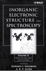 INORGANIC ELECTRONIC <em>STRUCTURE</em> AND SPECTROSCOPY VOLUME II:APPLICATIONS AND CASE STUDIES
