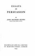 ESSAYS <em>IN</em> PERSUASION