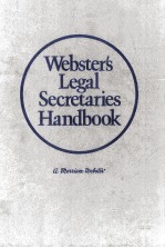 WEBSTER'S LEGAL SECRETARIES HANDBOO<em>K</em>