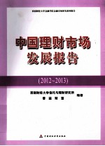 中国理财市场发展报告  2012-2013