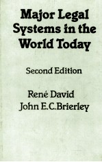 MAJOR LEGAL SYSTEMS <em>IN</em> <em>THE</em> <em>WORLD</em> TODAY:SECOND <em>EDITION</em>