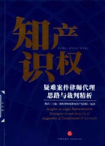 <em><em>知识</em><em>产权</em></em>疑难案件律师代理思路与裁判精析